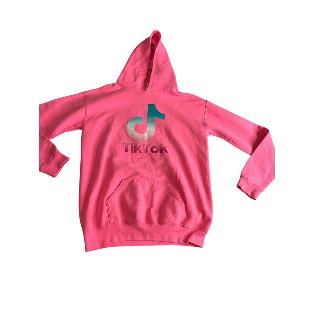 Pink TikTok Hoodie Size XL